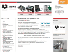 Tablet Screenshot of newa.nl